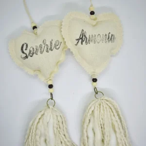 Colgante Corazón Eco Blanco