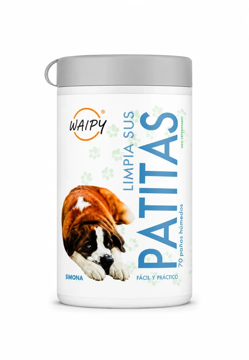 Limpia sus patitas 70 paños