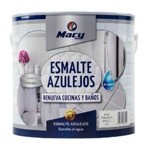 Esmaltes y pinturas sintéticas Base de Agua (Esmalte Azulejos) MATE