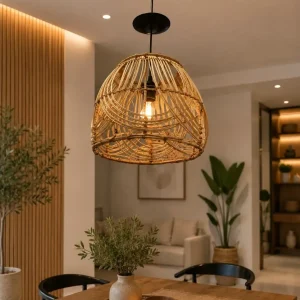 Lampara Rattan