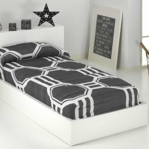 Edredón Ajustable Camatex Marcela Gris