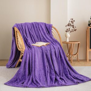 Manta Coralina Morado 220×240