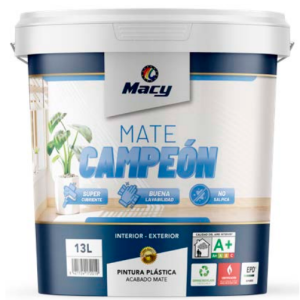 Pinturas plásticas (Acabado Mate) Mate Campeón