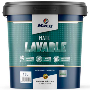 Pinturas plásticas (Acabado Mate) Mate Lavable