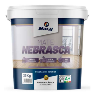 Pinturas plásticas (Acabado Mate)  Mate Nebrasca