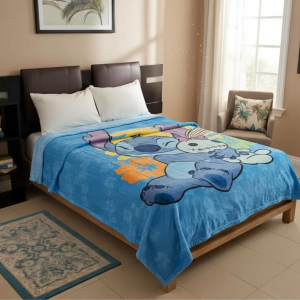 Cobertor Ligero Providencia Stitch Aloha