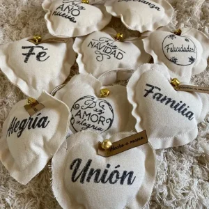 Set de corazón x 12