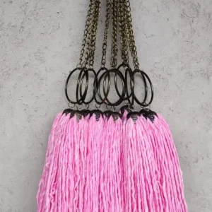 Borla «Reba» rosa chicle