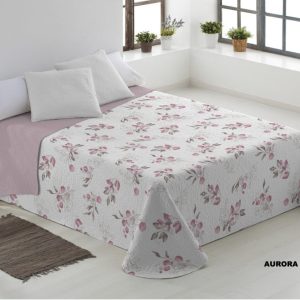 Colcha Bouti Microfibra Aurora Rosa Colección One Living – Arcosan