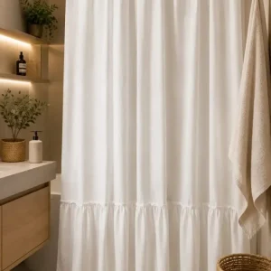 Cortina de baño volado