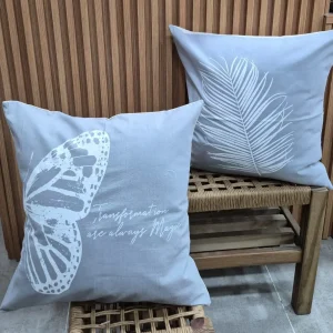 Almohadon 50×50 Gris Claro Estampado