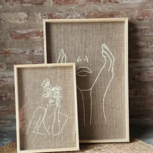 Cuadro arpillera 40×60