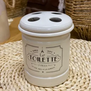 Porta Cepillos Blanco