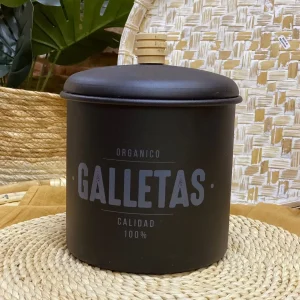 Lata Galletas Negra