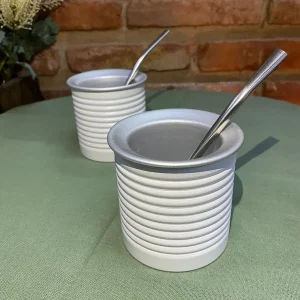 Mate blanco de Aluminio