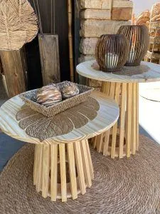 Mesa varilla natural grande