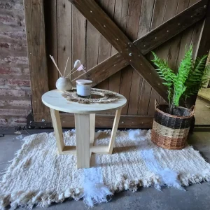 Alfombra raya ancha blanca de 110cm