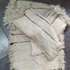 Alfombra raya negra 150