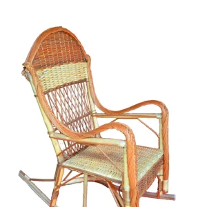 Sillón Espiga Mecedor de Mimbre