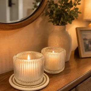 Velas Led Vidrio