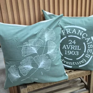 Almohadon 50×50 Verde Estampado